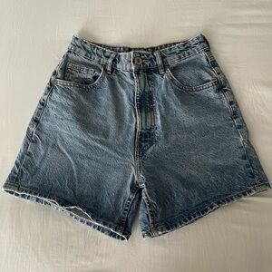 Zara blue jean shorts